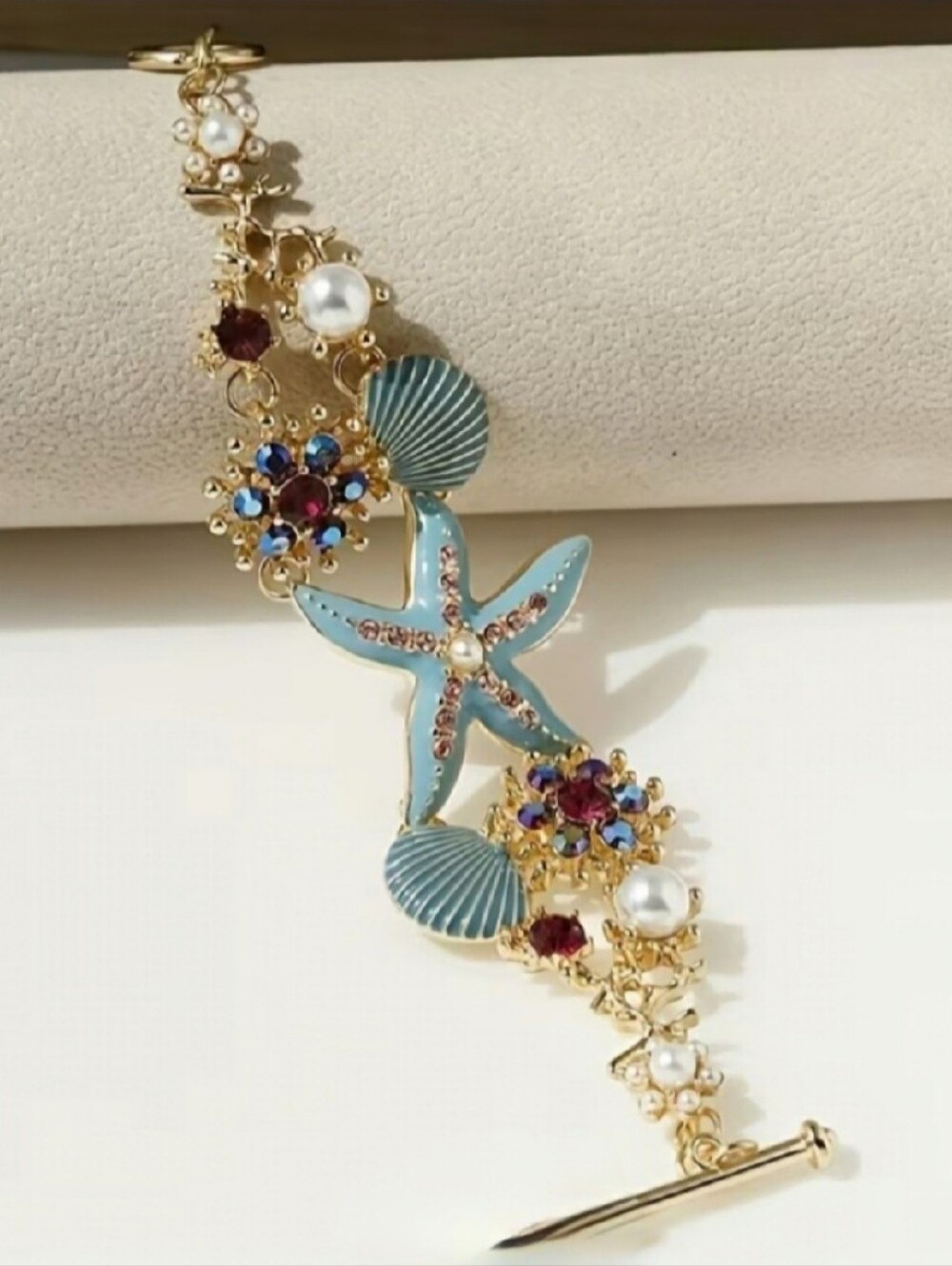 🌺Starfish Seashell Bracelet Starfish Jewelry Tropical Jewelry Beach Resort Wear